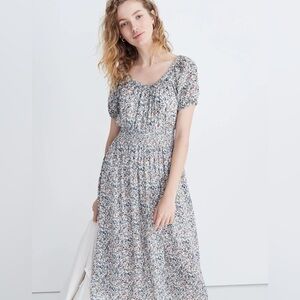 embroidered tank midi dress in poplin madewell Madewell embroidered tank dress in poplin Medium – The Leftovers
